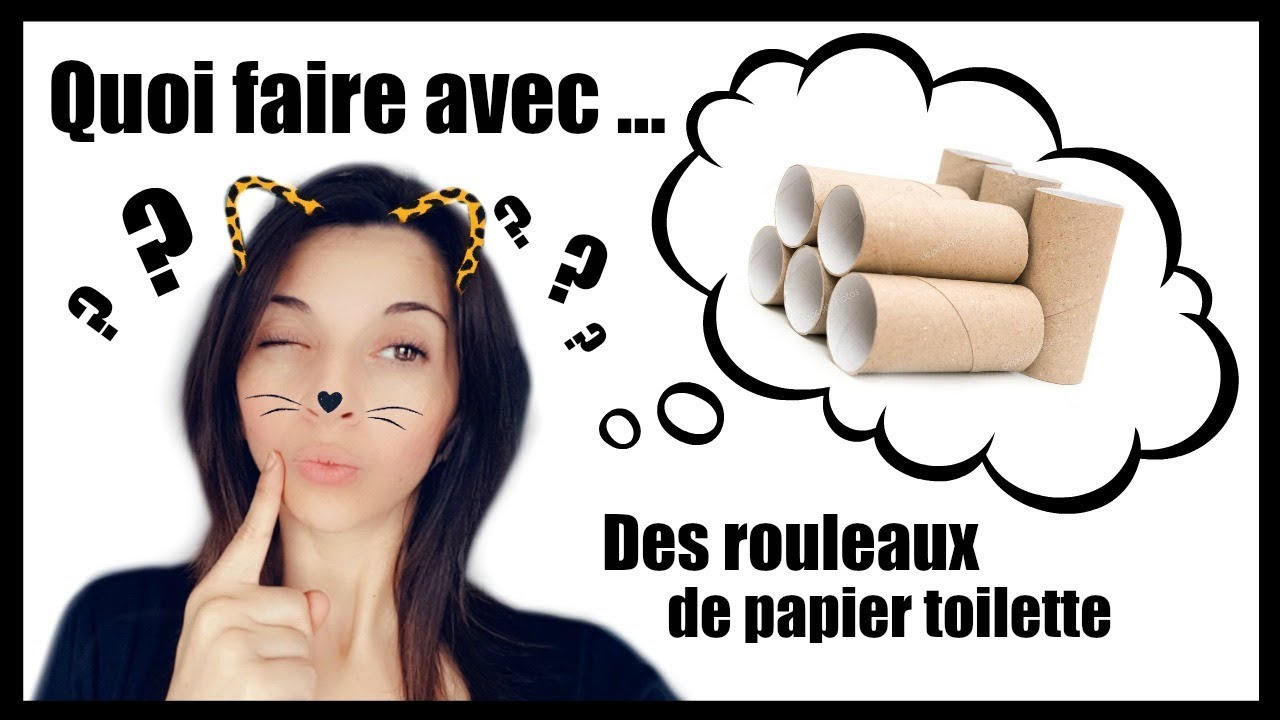 QUOI FAIRE AVEC DES ROULEAUX DE PAPIER TOILETTE ??