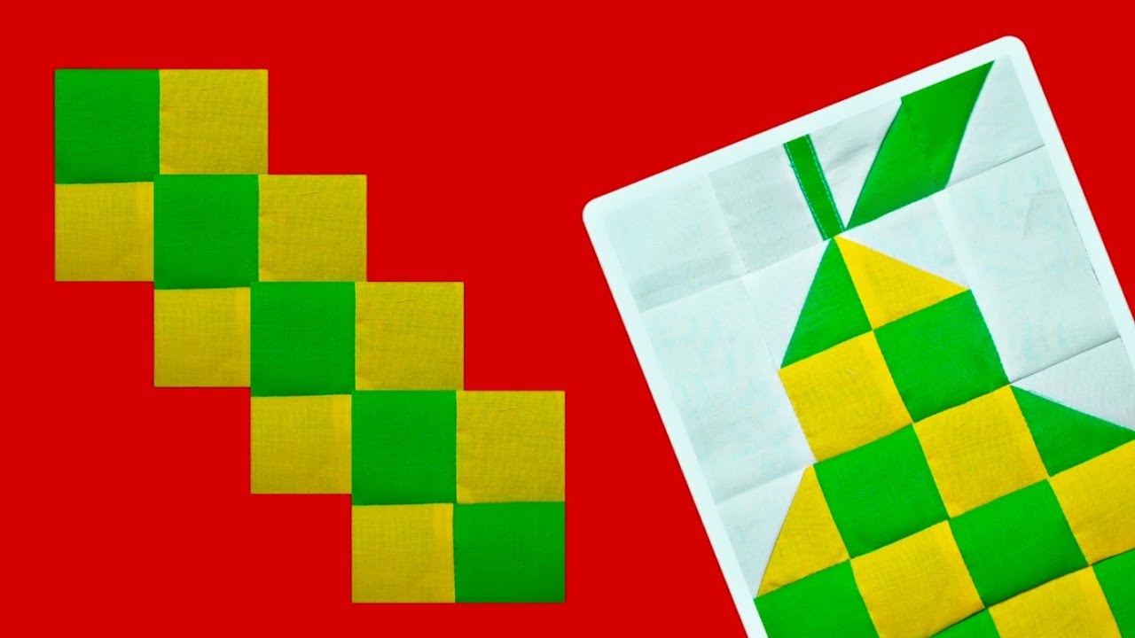 Guava quilt tutorial,patchwork tutorial,quilting for beginners by hand