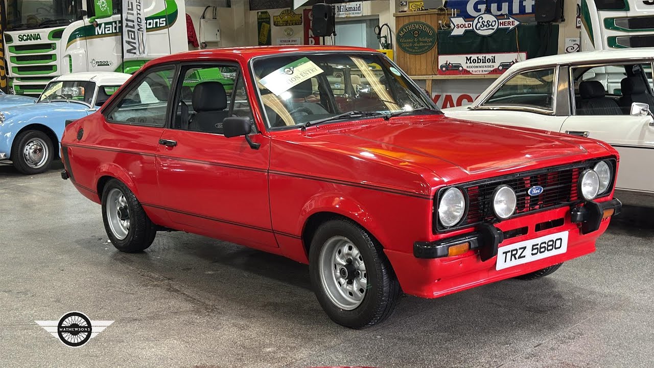 FORD ESCORT 1600 SPORT Z 1980 ROKU | KLASYCZNE SAMOCHODY MATHEWSONS | AUKCJA: 30 I 31 LIPCA ORAZ ...