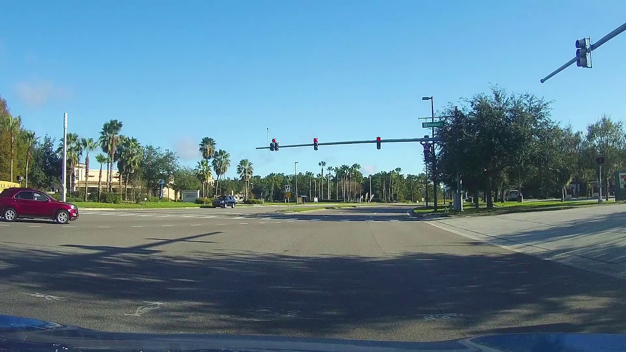 Driving from Kissimmee, Florida to SeaWorld Orlando