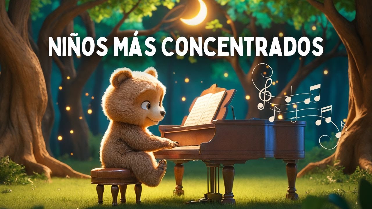 Música Para Niños Para Estudiar, Concentrarse Y Memorizar Rápido | Música de Fondo Para TDAH 🎶🧠