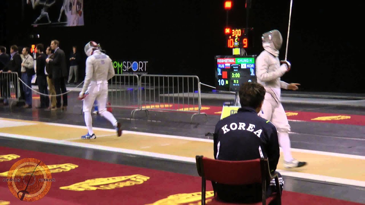 Budapest 2014 - L32 - Chung KOR v Reshetnikov RUS