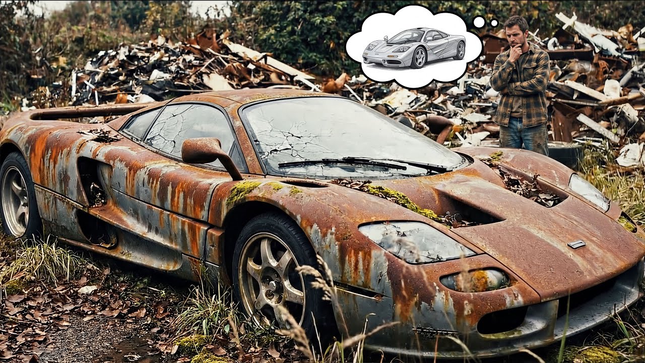 ASMR Car Restoration | Full Rebuild of 1992 McLaren F1 From Abandoned to Looking New