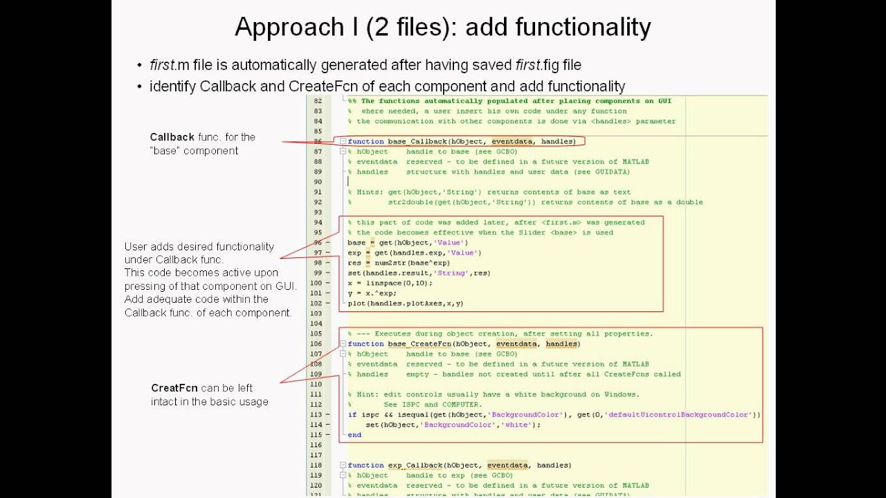 How to Build GUIs in MATLAB