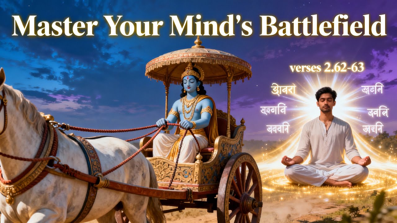 Krishna's 3-Step Method to Control Your Monkey Mind