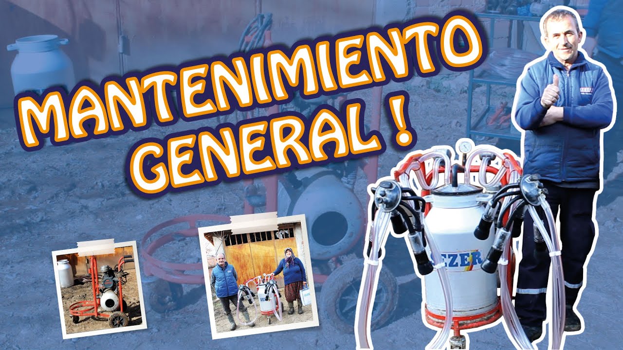 Máquina de ordeño portátil | Mantenimiento periódico