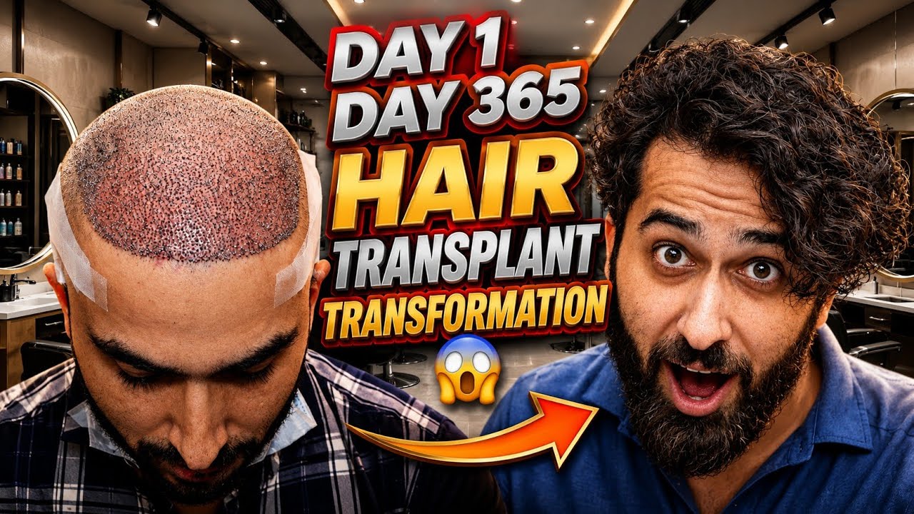 FUE Hair Transplant Timeline I Day 1 to Day 365 I Before & After | Born Creator