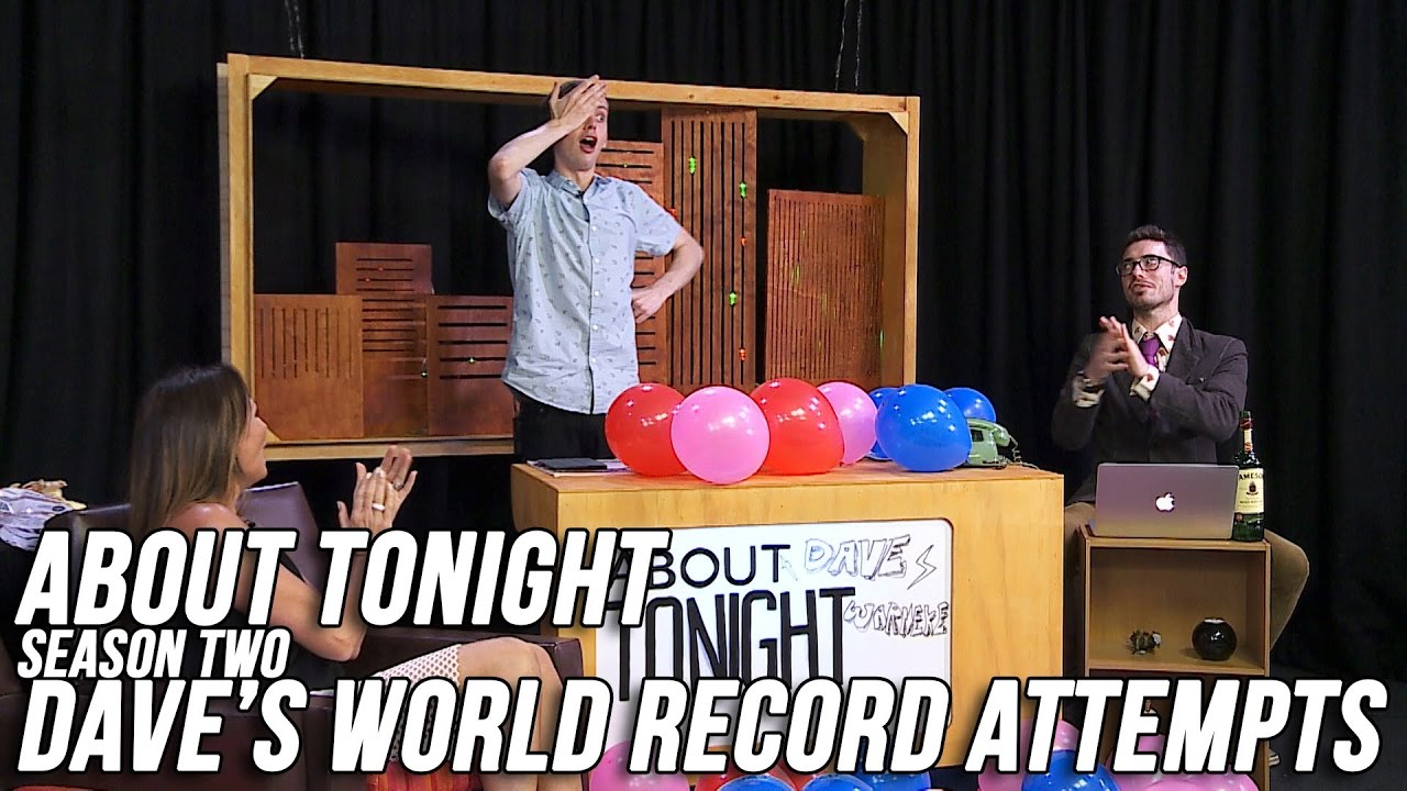 DAVE WARNEKE'S WORLD RECORD ATTEMPTS - ABOUT TONIGHT S02E01 (2/3/15)