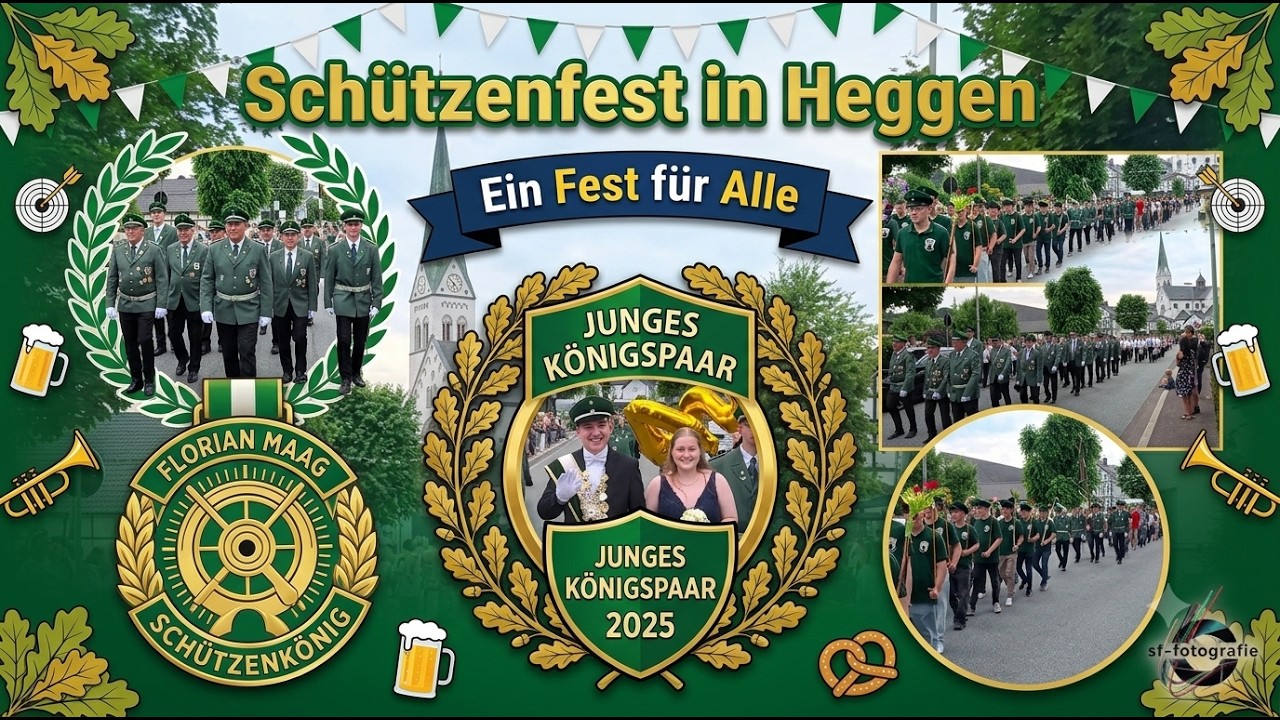 Schützenfest in Heggen 2025   Festumzug