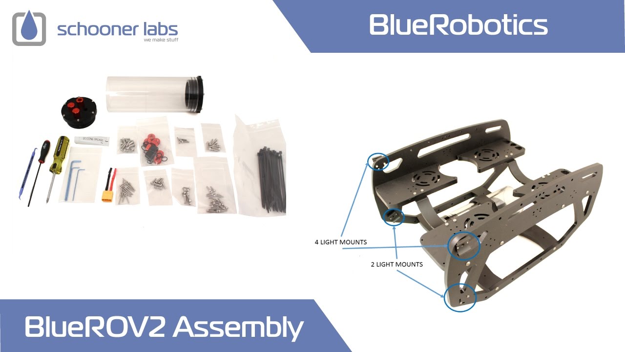 BlueRobotics BlueROV2 Assembly