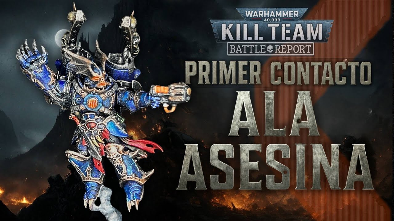 ALA ASESINA VS MARINES DE PLAGA // KILL TEAM BATTLE REPORT WARHAMMER 40000 // LA BARRICADA
