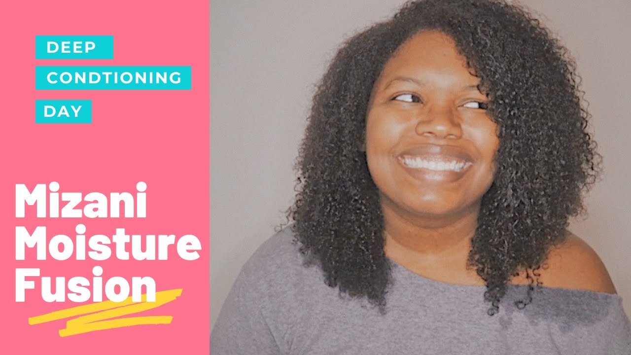 Deep Conditioning day using Mizani Moisture Fusion