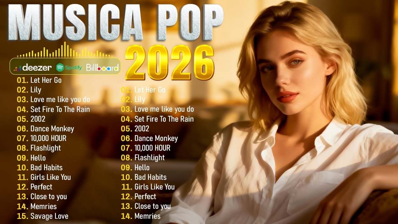 Musica Pop en Inglés 2026📺 Melhores Musicas Internacionais 2026 🎧 Canciones Pop Sin Anuncios