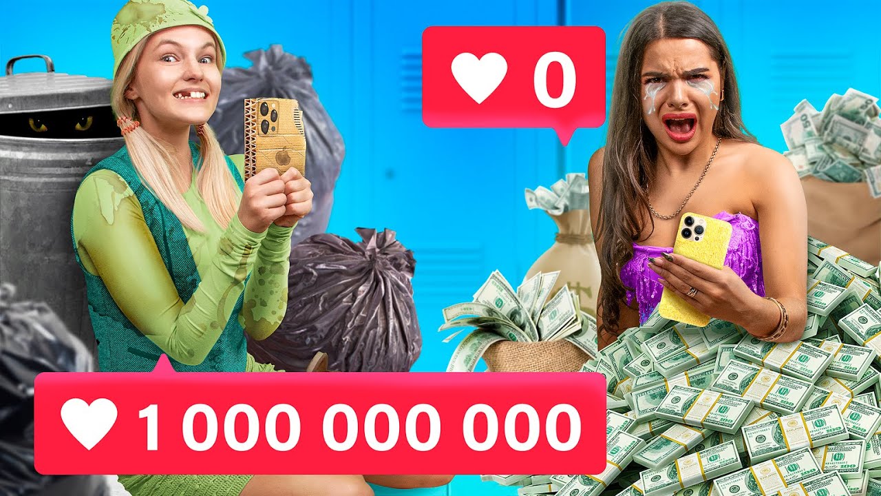 Bogata, Mało Popularna Dziewczyna  kontra Biedna, Popularna Dziewczyna