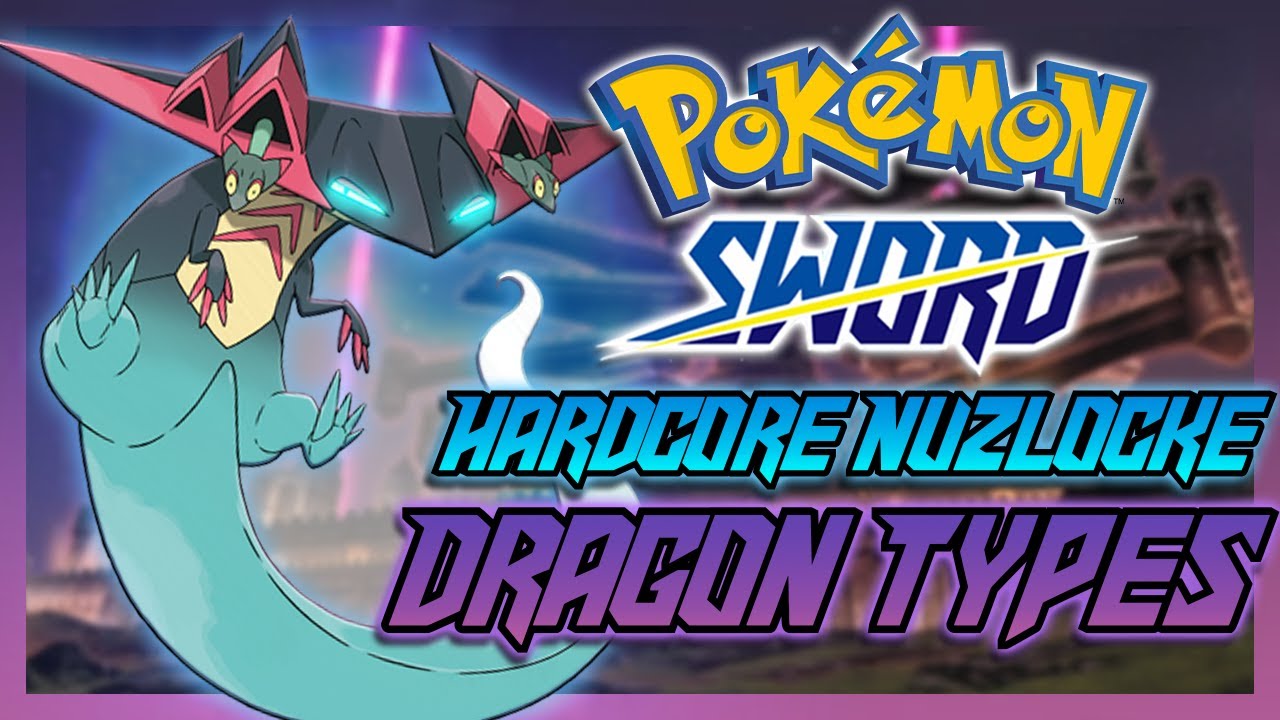 Pokémon Sword Hardcore Nuzlocke, но я могу использовать только типы ДРАКОНОВ!!