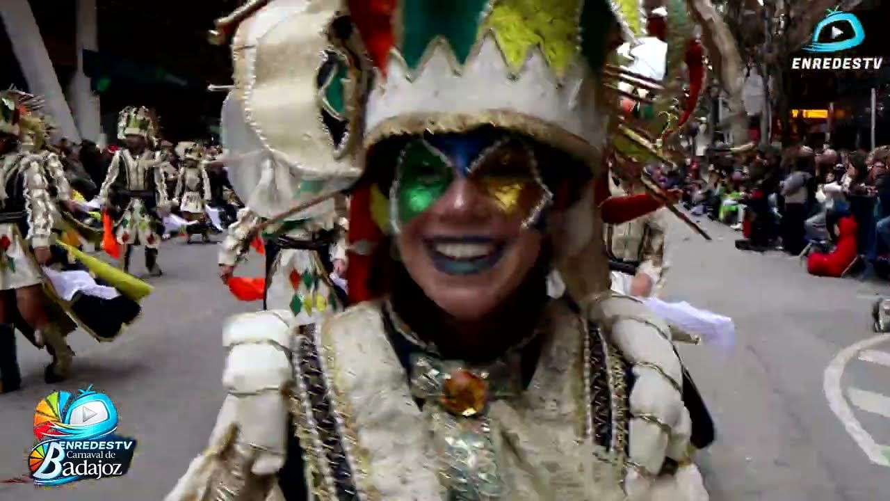 GRAN DESFILE DE COMPARSAS DEL CARNAVAL DE BADAJOZ PARTE 1