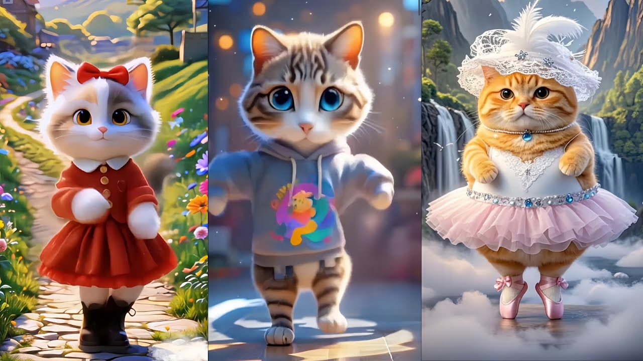 Cat videos dancing to music | funny cats compilation 2025 #catdance #petdance #cat