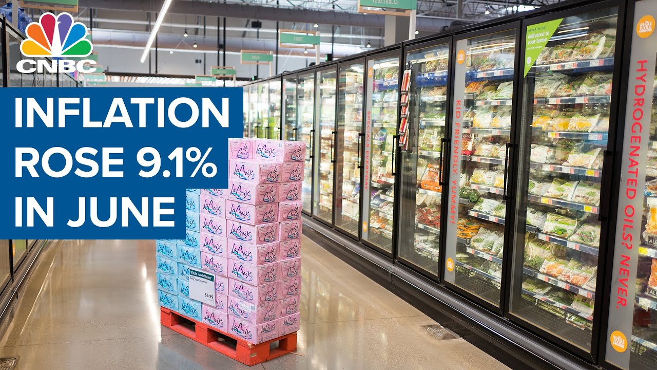 Inflation rose 9.1% in June, hits a new 41-year high