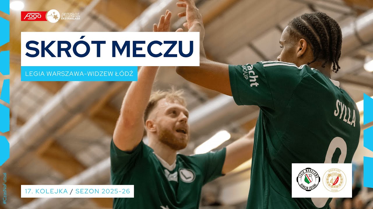 Legia Warszawa - Widzew Łódź 5:3 SKRÓT 17. kolejka (2025/26)