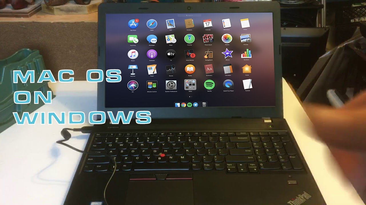 Install macos on windows laptop