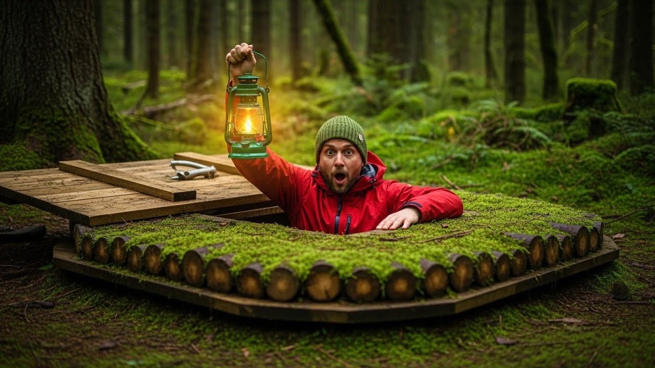 I Built a Secret Underground Shelter Hidden From the World | Silent ASMR Survival