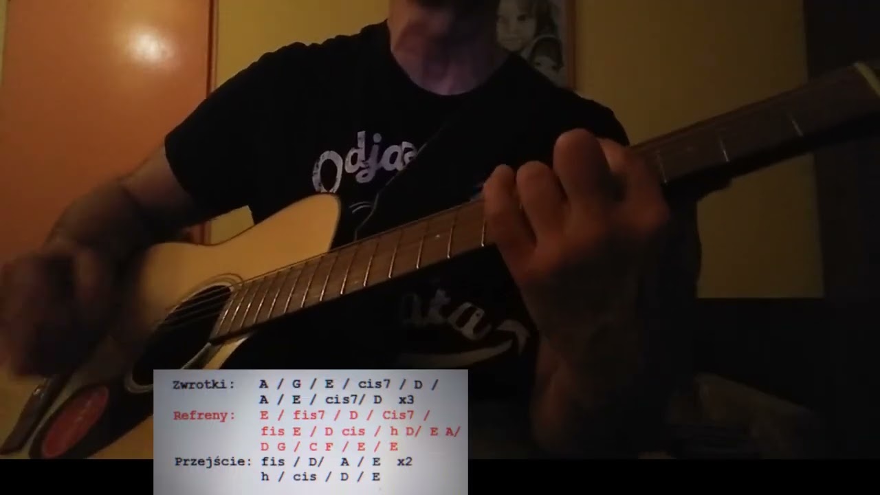 Niewielki żal, Krzysztof Cugowski, cover z akordami
