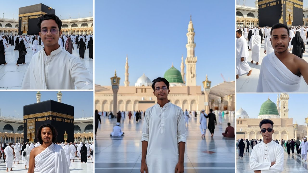 মক্কা শরীফ ফটো এডিটিং। Gimini Vairal Kabba Sorif Photo Editing। Modina Sorif Photo Editing 