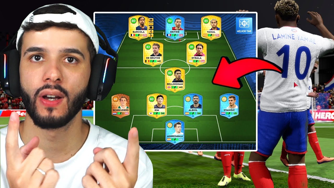 RAFÃO MONTOU O MELHOR TIME DO DREAM LEAGUE SOCCER!