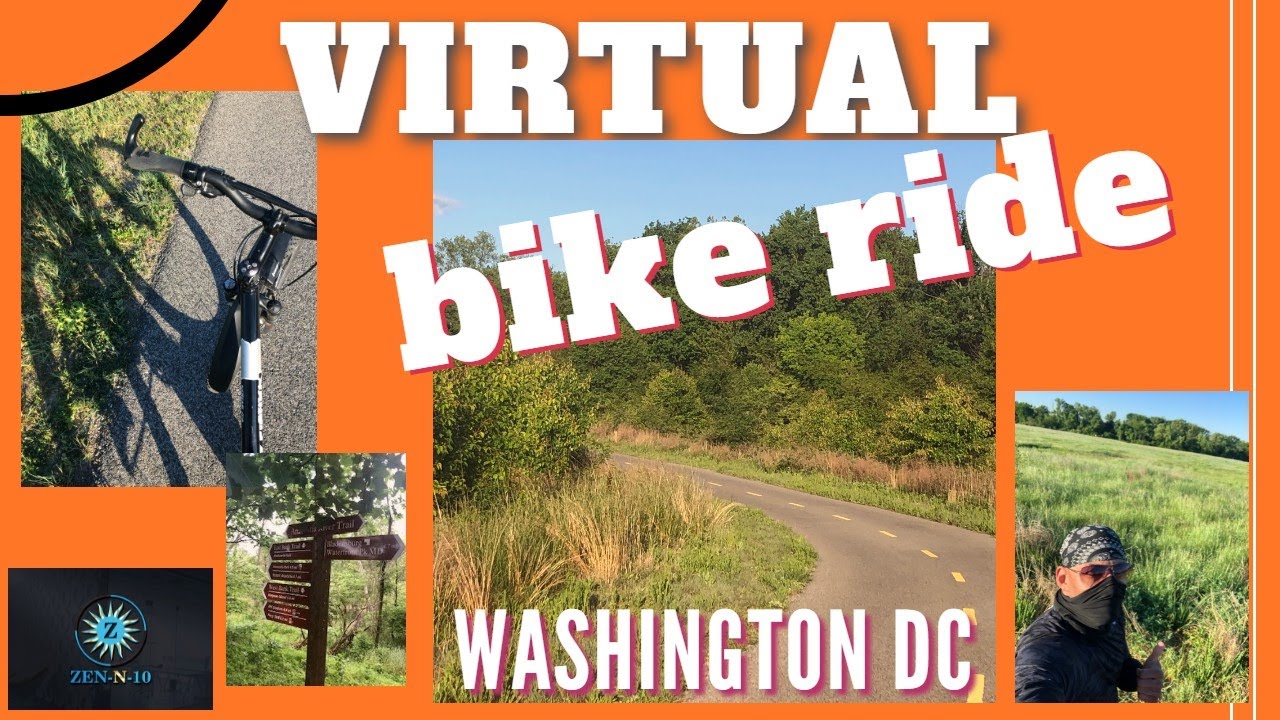 Virtual Bike Ride | Part 1 |  Washington DC, Bladenburg | Anacostia River Park Trail