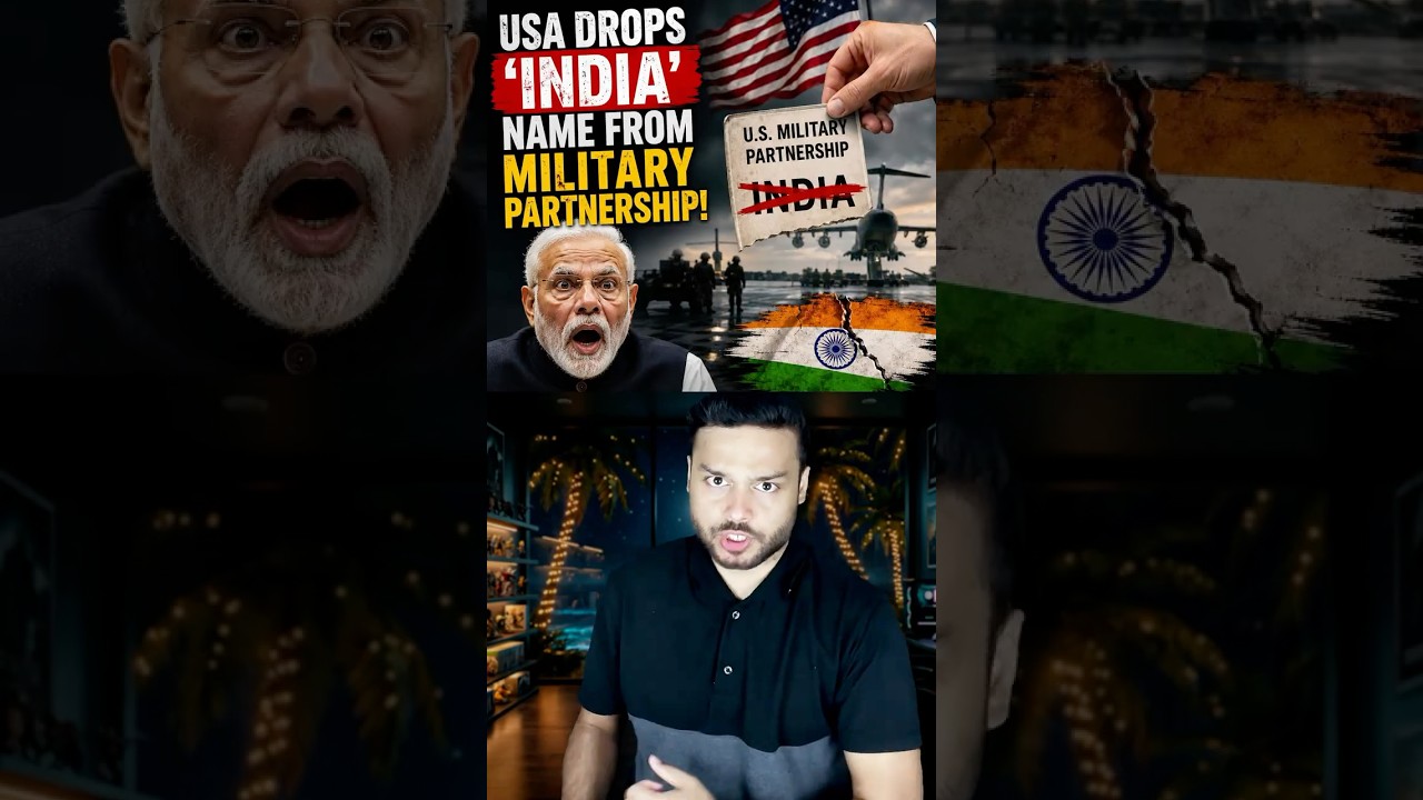 This is TOO MUCH! USA Removes &lsquo;India&rsquo; Name From INFO PACIFIC Military Partnership #shorts