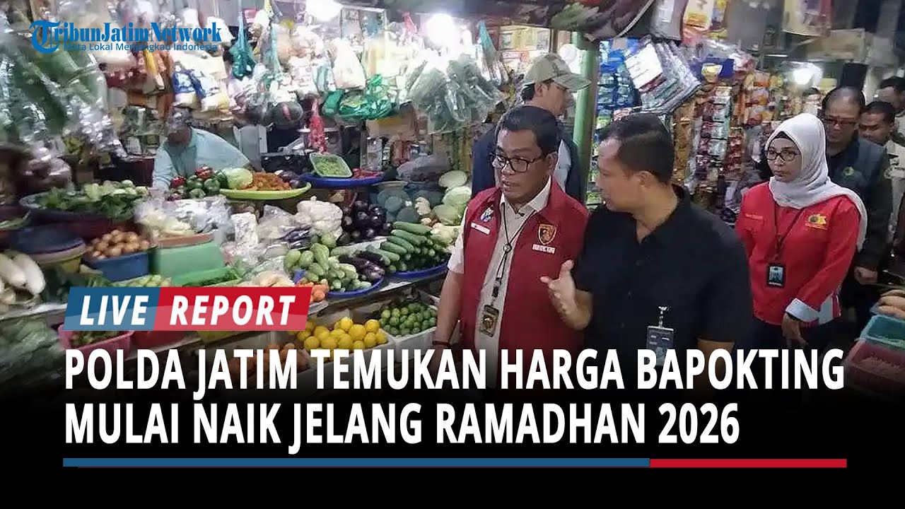 Jelang Ramadan 2026, Polda Jatim Temukan Harga Bapokting Mulai Merangkak Naik