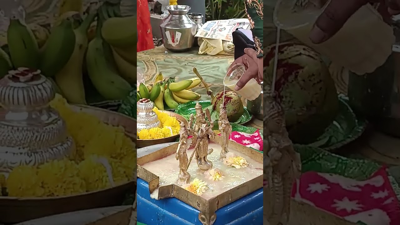 Sri Valli devasena  sameta Subramanya Swamy worlikey panchamrit Abhishek 