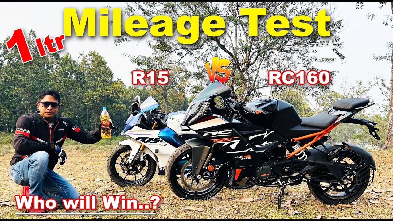 Yamaha R15 Vs RC160 Real Mileage Test Who will win ..?