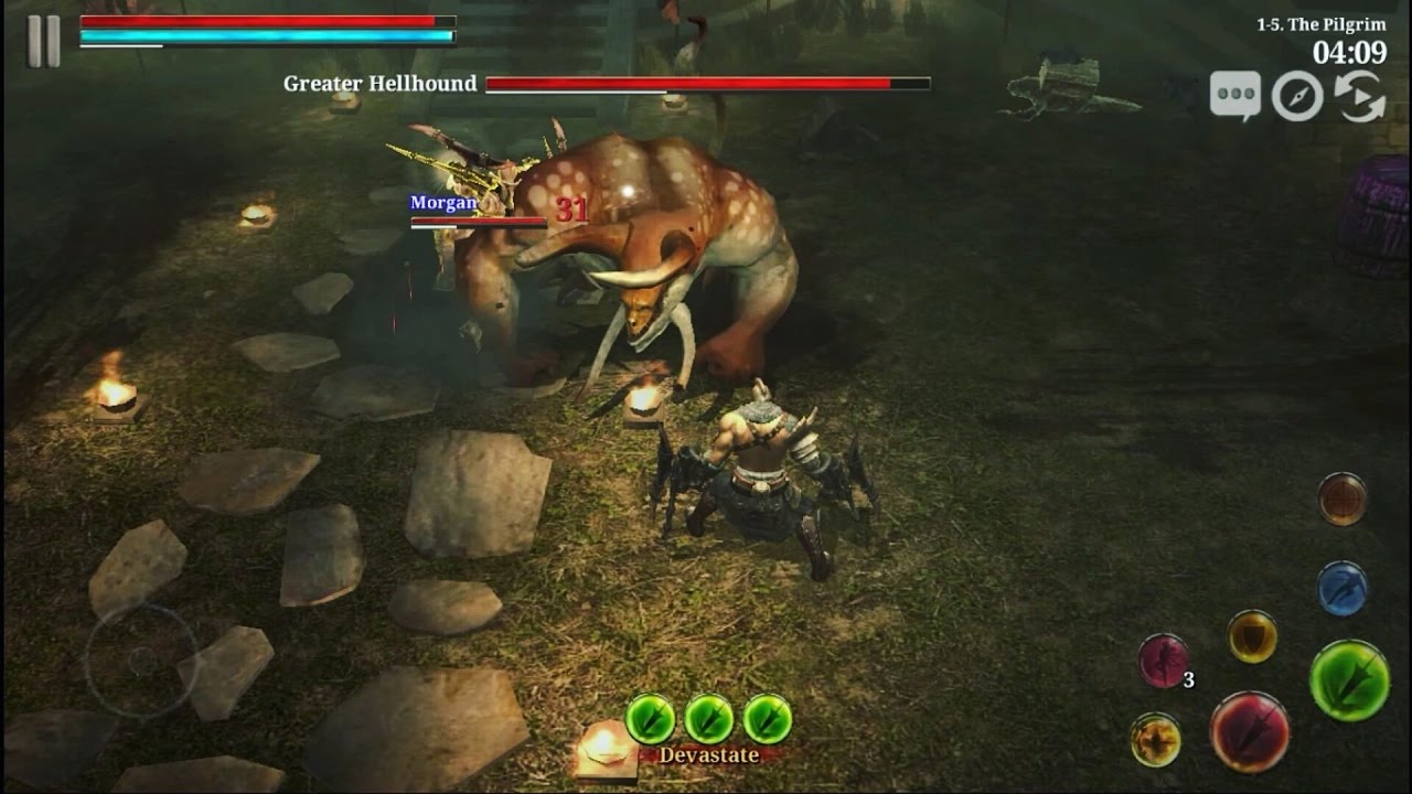 IRE : Blood Memory Android IOS 3D MMORPG game Gameplay and apk | Look like Dark Souls pc