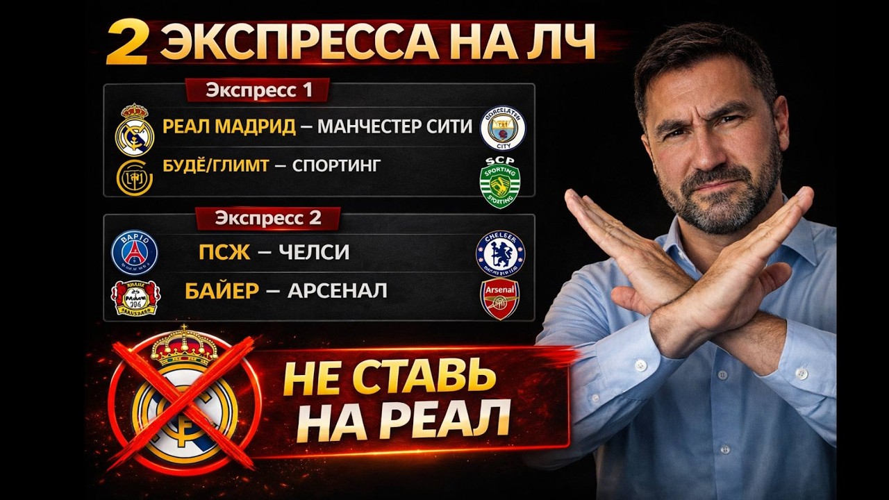 2 ЖБ экспресса на ЛИГУ ЧЕМПИОНОВ из 4-и событий. Прогнозы на футбол. Ставки на спорт.