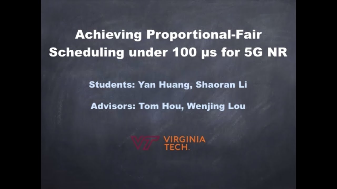 Achieving Proportional-Fair Scheduling under 100 us for 5G NR