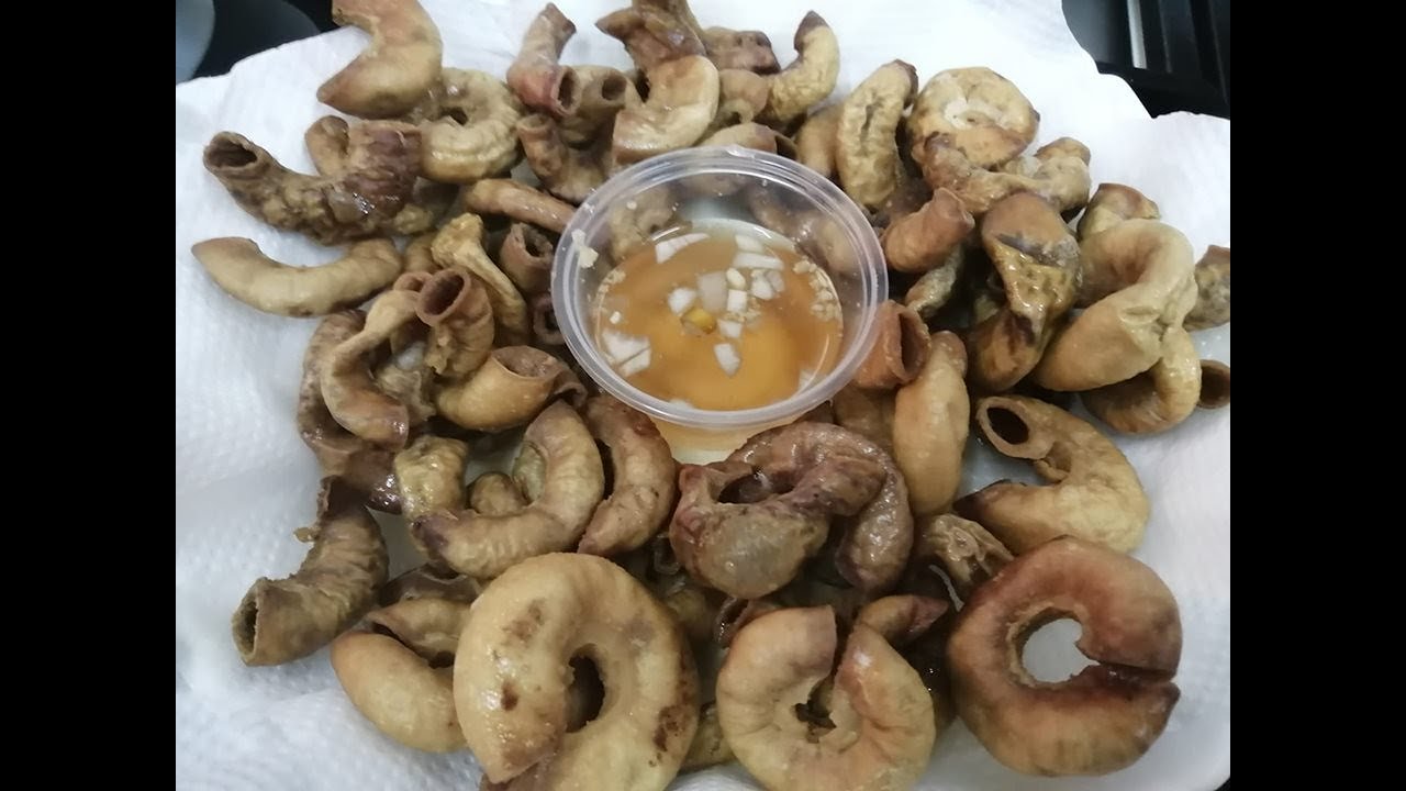 CRISPY BEEF INTESTINE (isaw chicharon)