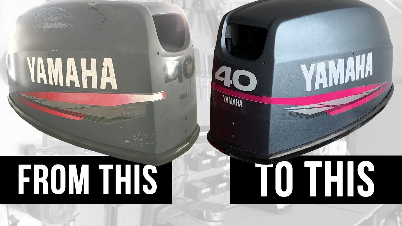 Outboard Engine Repainting - How to Paint and Restore your Boat Motor!