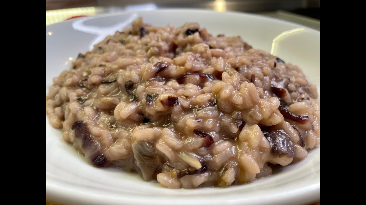 Red Chicory Risotto - Risotto con radicchio - Risotto al Radicchio Rosso -