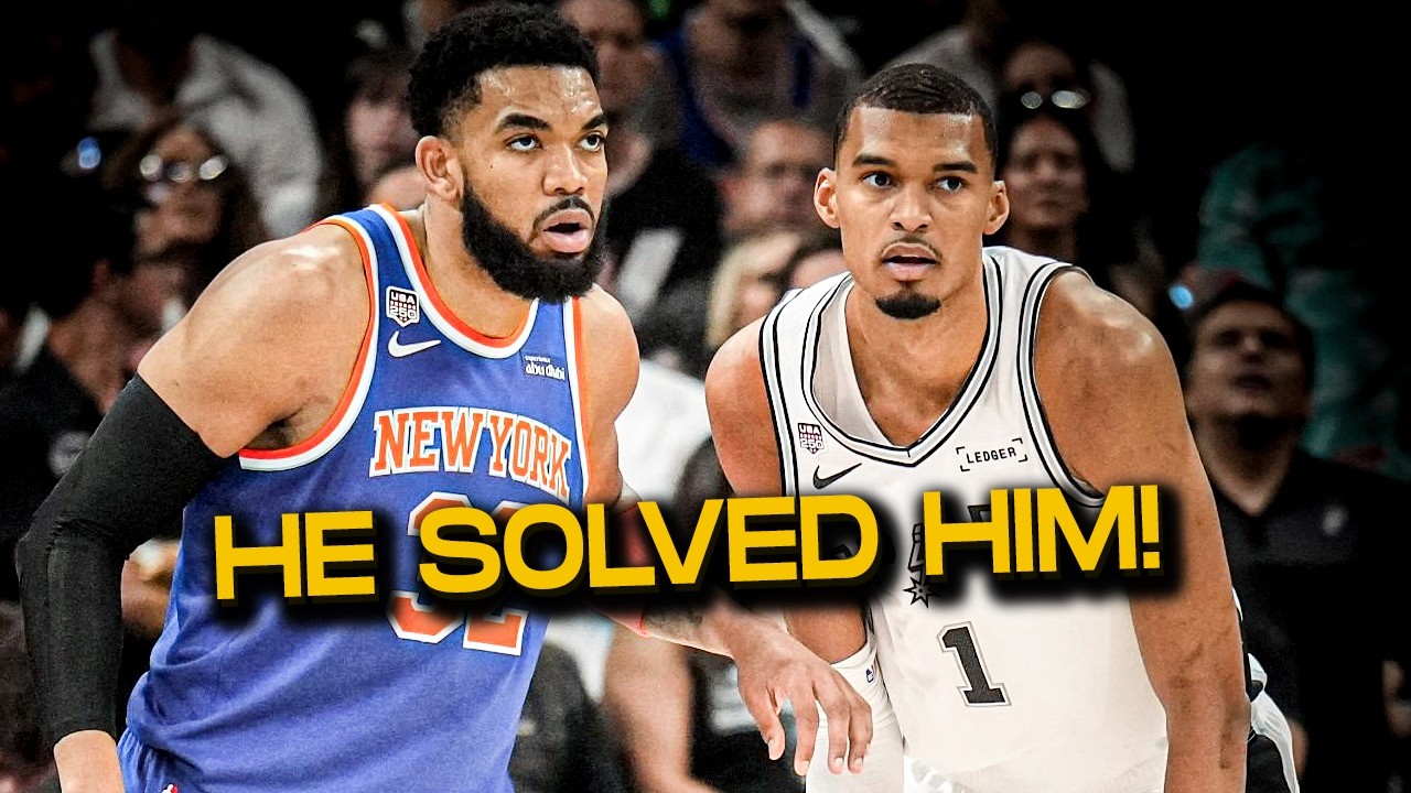 KAT Is Bullying Wemby in the NBA Finals Sor Far, This Is How 😤