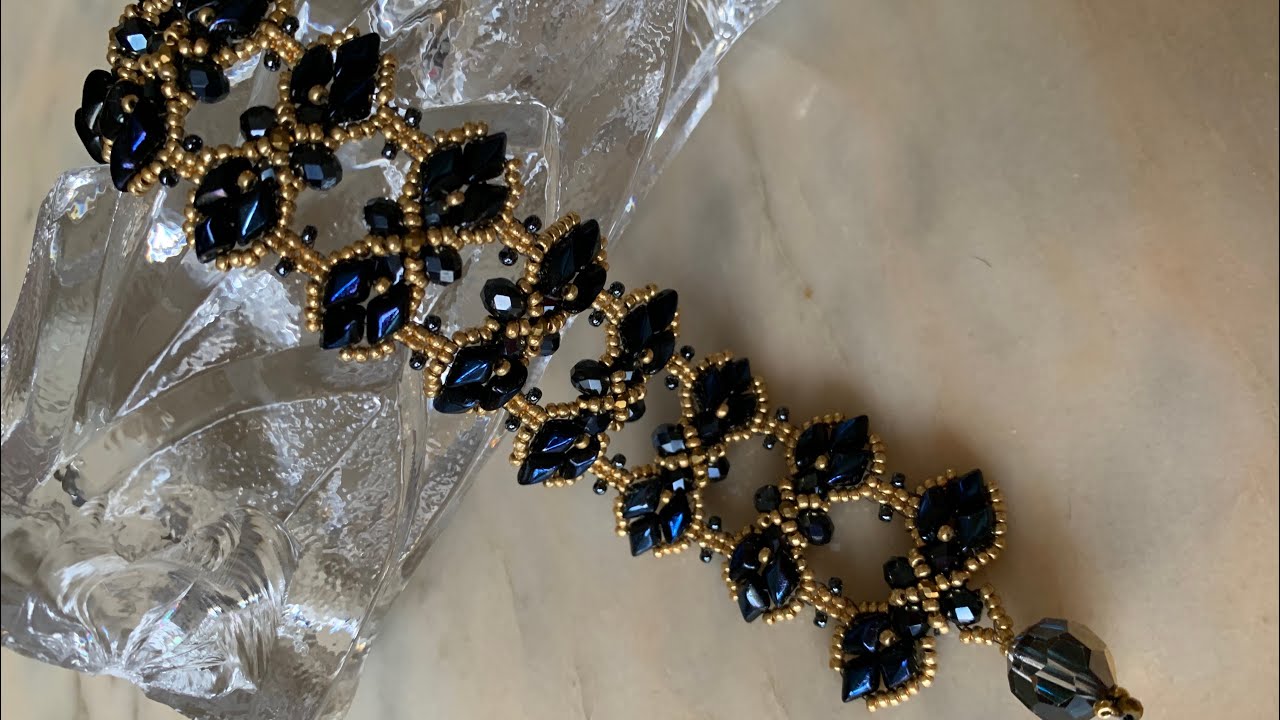 Sapphire Bracelet  💎 #beadedbracelet