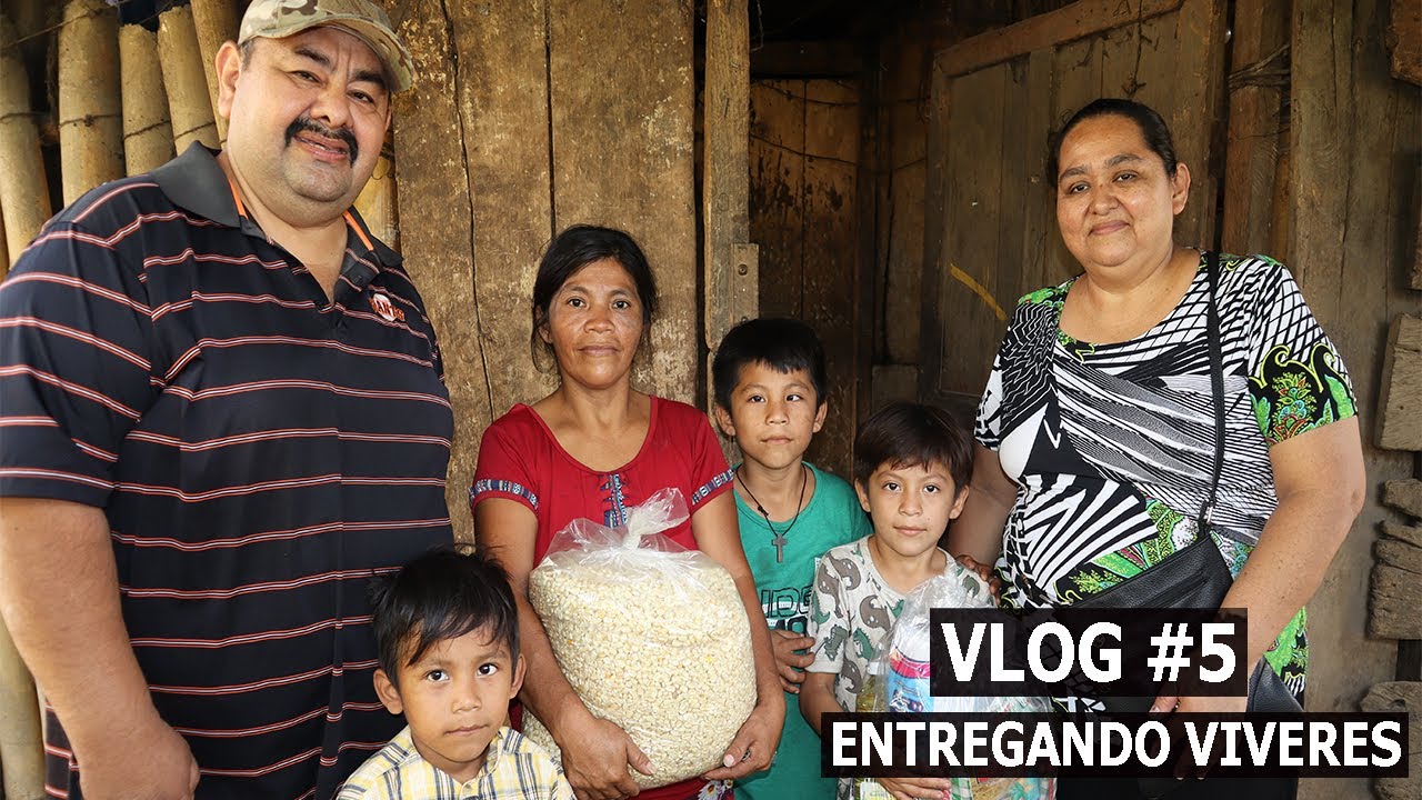 😱😱 No no imaginamos lo que iba a pasar 😱😱 - Vlog 5#  Entregando Víveres junto a mi Esposa