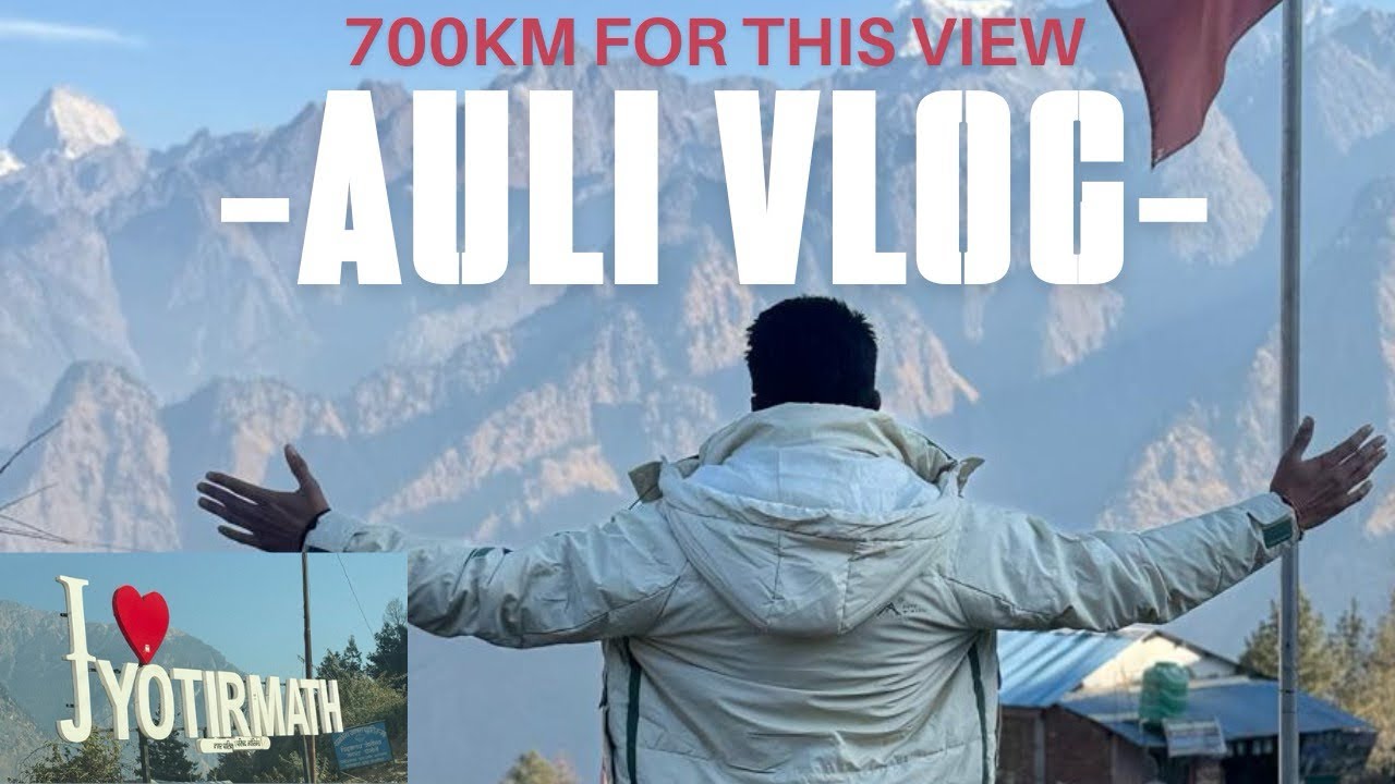 Snow, Silence & Soul – My Auli vlog ! Beautiful Hill station 🏞️ in Uttarakhand 🔥🔥👍❤️