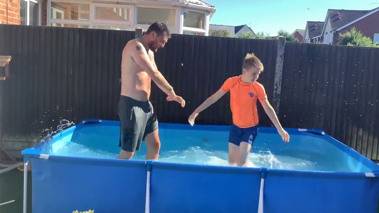 Family tag team wrestling match (uncle Charlie is back)