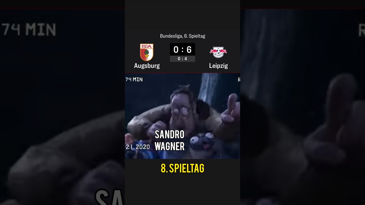 FC Augsburg gegen RB Leipzig 😂#fca #fcarbl #fcaugsburg #sandrowagner #bundesliga