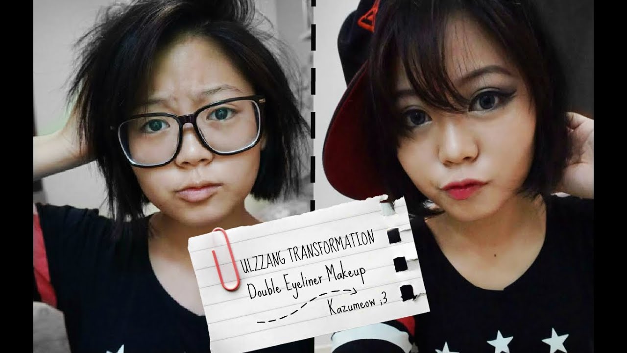 Ulzzang Transformation - Double Eyeliner Makeup