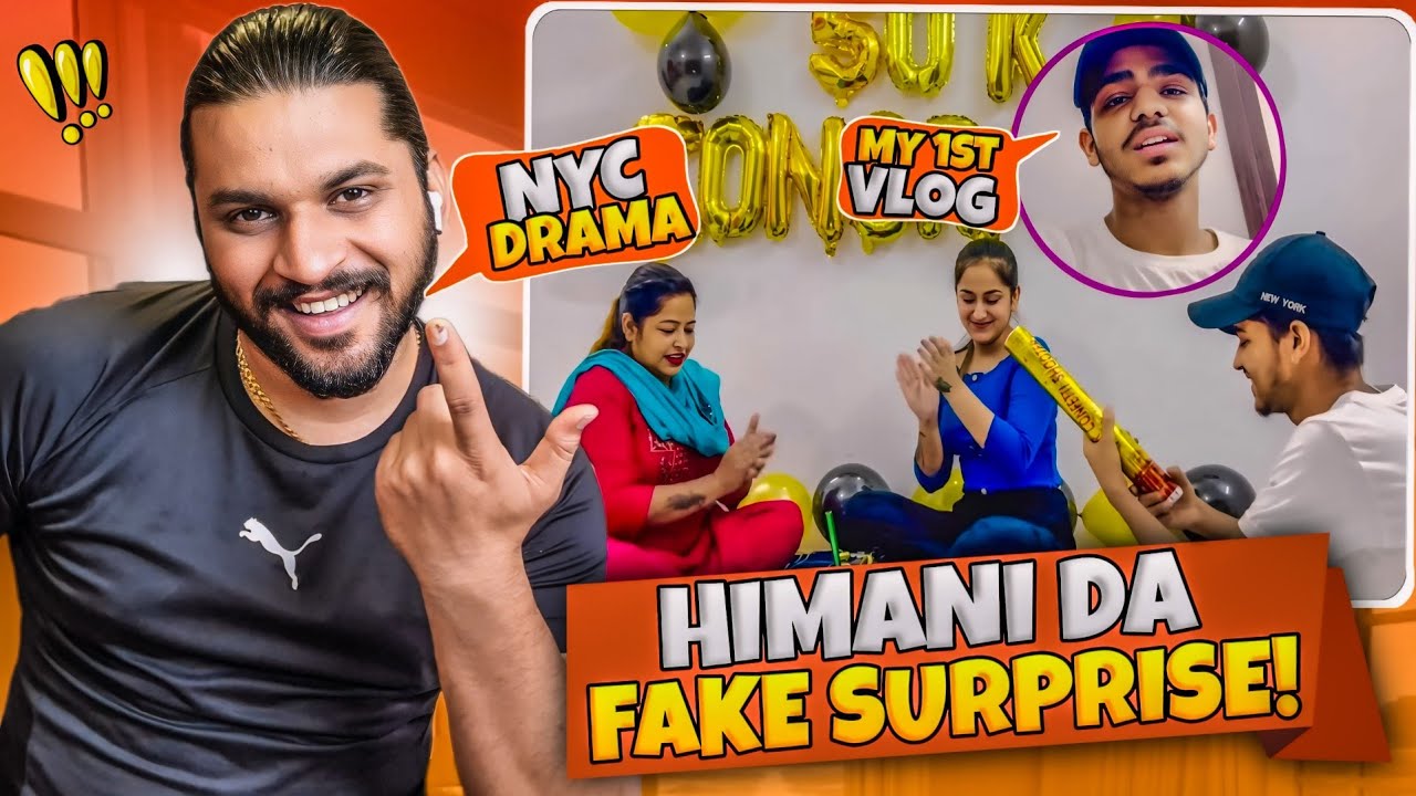 Parshotam Da Ist Vlog Himani Fake Drama Surprise 😡
