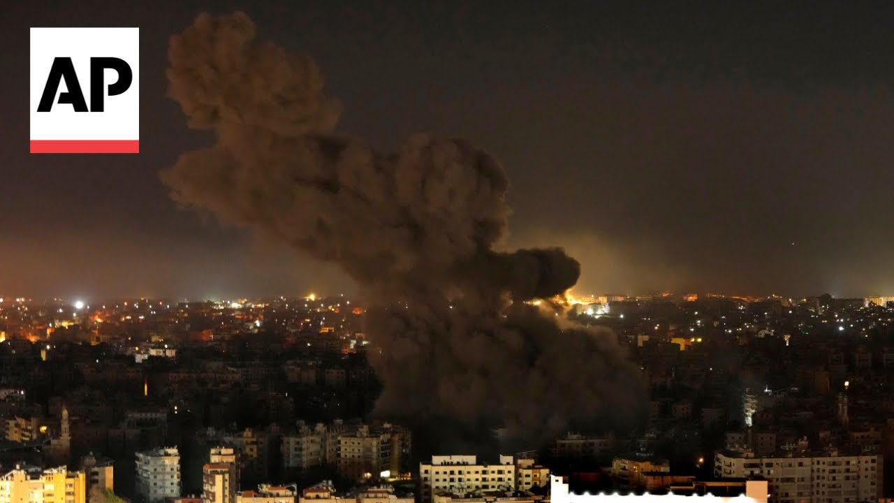 Video captures loud explosions in Beirut as Israel continues strikes