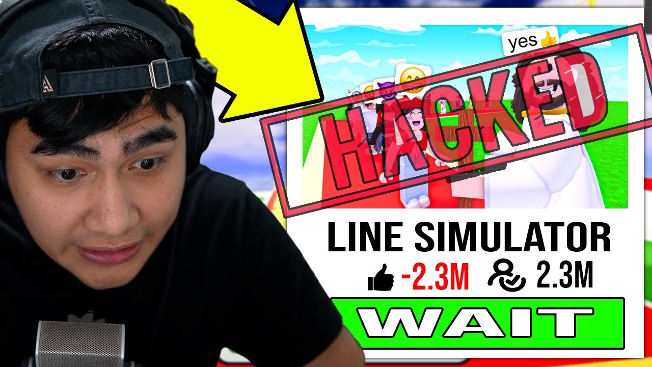 I HACKED Line SIMULATORS IN ROBLOX..