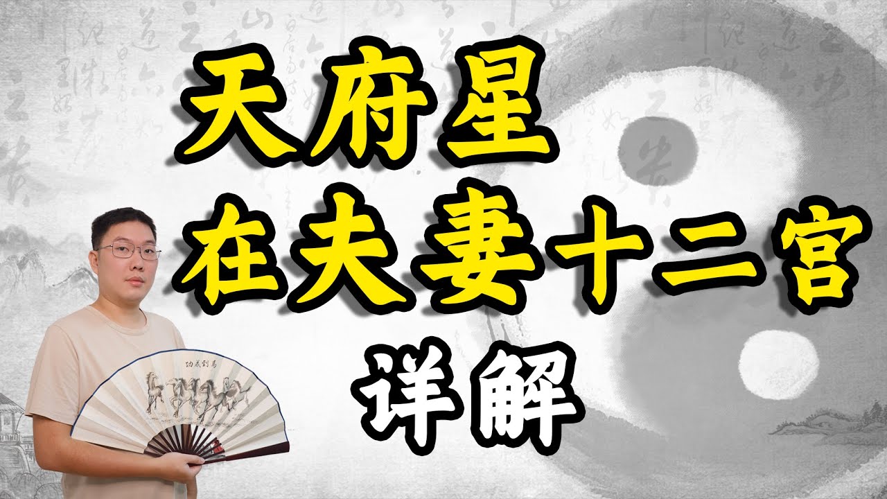 紫微斗数天府星，在不同宫位入夫妻十二宫详解